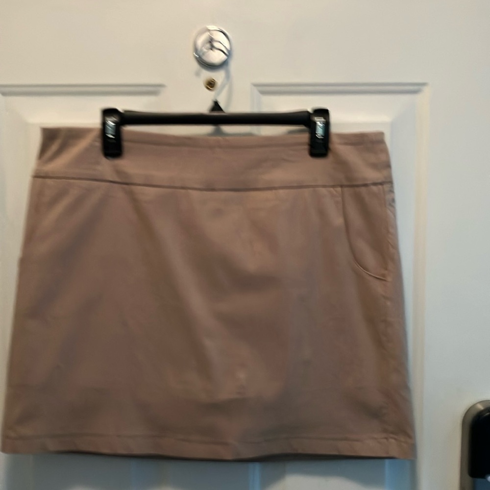 Zac & Rachel Tan Mini Pencil Skirt for Casual Wear